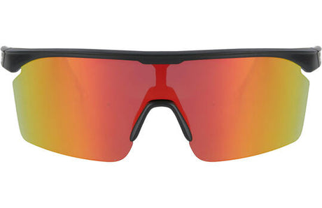 Trivio - lunettes de cyclisme noa noir revo rouge avec lentille extra transparente