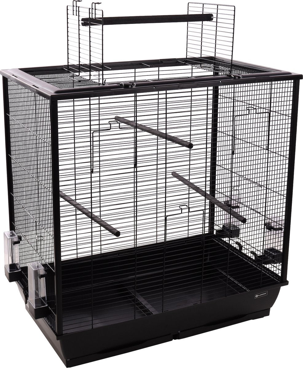 Cage à perruche Flamingo gru noir