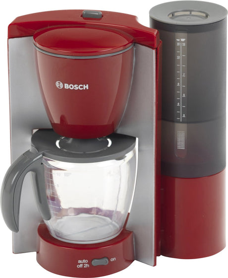 Klein Toys Cafetière jouet Bosch - installation de remplissage et fonction d'écoulement pour l'eau - rouge
