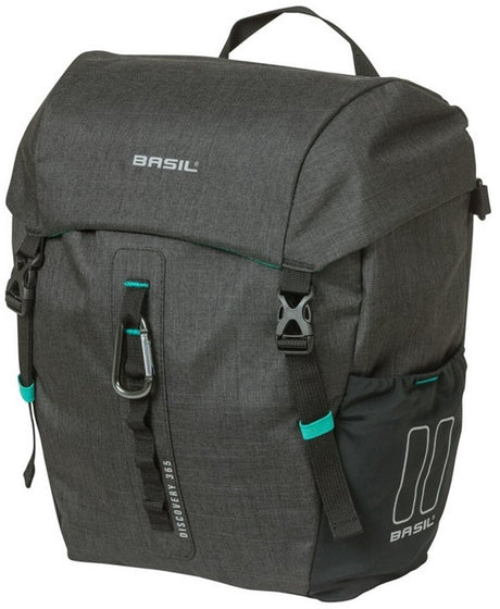 Basil Discovery 365D Sac à vélo unique M - léger, compact, étanche - noir