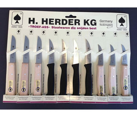 Berger h. gamme de couteaux à éplucher en acier inoxydable