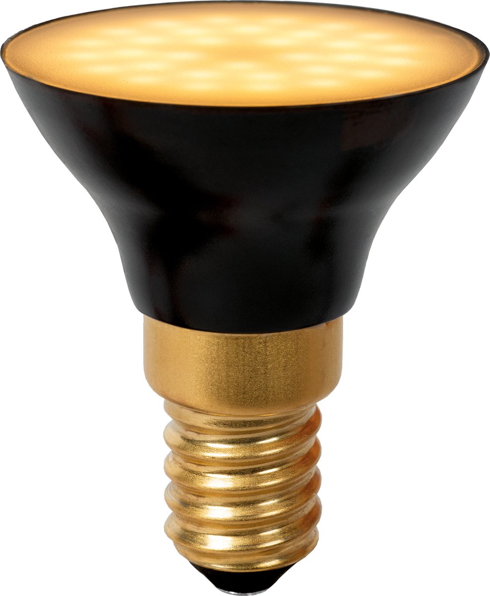 Lucide g45 - lampe led - ø 4,3 cm - led 3 stepdim - e14 - 1x5w 2700k - noir