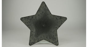 Tray stervorm grijs 23x23x2cm