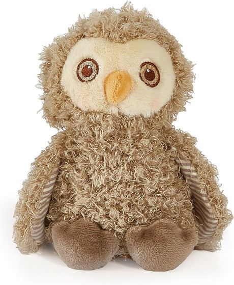 Peluche Bunnies by the Bay Owl - Peluche - Blink the Owl - Détails brodés - 20 cm - marron