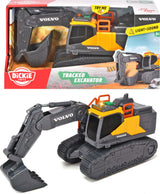 Dickie Volvo a suivi l'excavatrice de l'excavateur