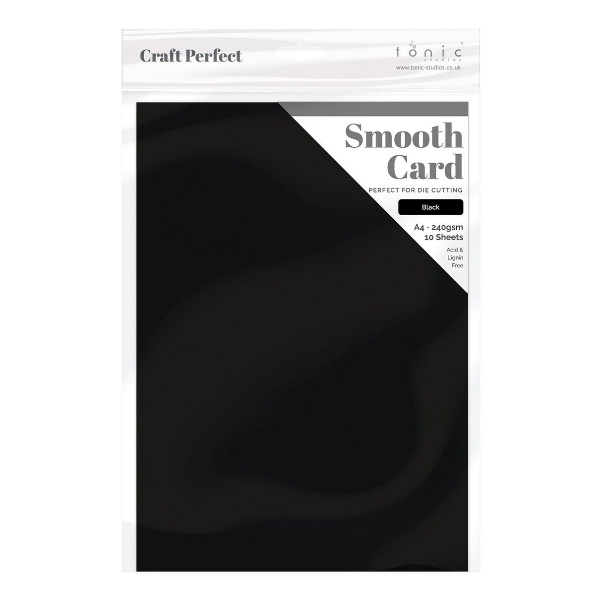 Craft perfect par Tonic Studios Craft Perfect • carte lisse a4 240g noir de jais 5pcs