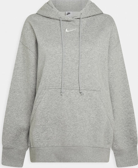 Nike w nsw phnx flc os po sweat à capuche sport femme - gris - taille xs