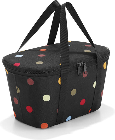 Reisenthel sac isotherme xs sac isotherme sac à lunch - taille xs - polyester avec doublure en aluminium - 4 l - points noirs ; multicolore