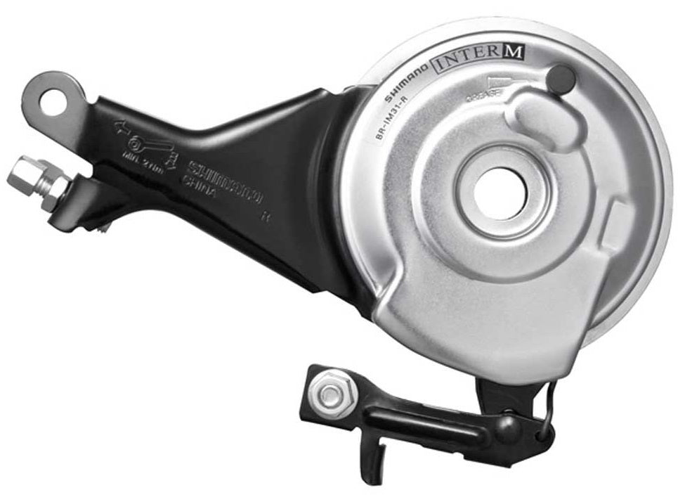 Shimano Rollerbrake Remoplaat IM31 på baksidan