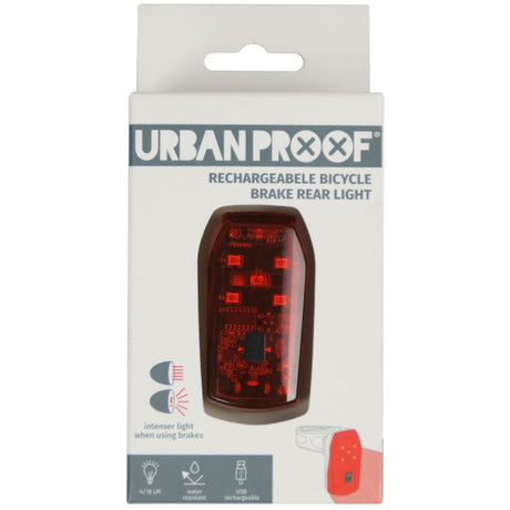Aval de frein à feu arrière à l'épreuve arrière urbain rechargeable