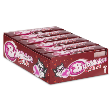 Chewing-gum pétillant au cola (18 rouleaux)