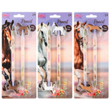 Crayons de cheval de groupe d'artisanat créatif avec décoration - 2 pcs.