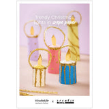 Carte postale d'entreprise Creativ, lumières de Noël tendance en papier crépon, A5, feuille 14,8x21 cm, 1 pièce