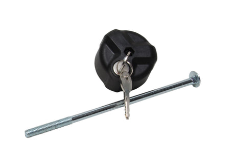 Boulon de carrosserie professionnel court avec bouton verrouillable