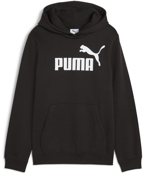 Puma ess non. 1 logo sweat à capuche fl g pull filles - noir