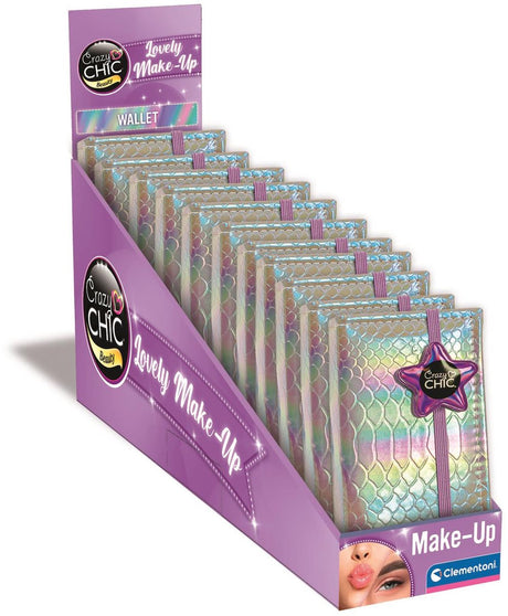 Clementoni portefeuille crazy chic star avec maquillage