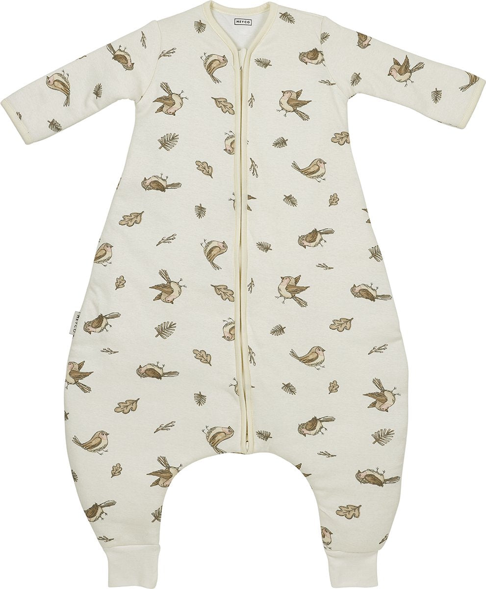 Meyco baby robin baby winter sleep salopette pull à manches fixes - multicolore - 104 cm - 2,5 tog