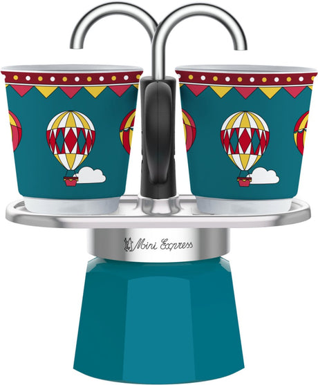 Bialetti mini express Winter Wonderland 2 tasses – machine à expresso – comprenant 2 tasses à expresso – édition limitée