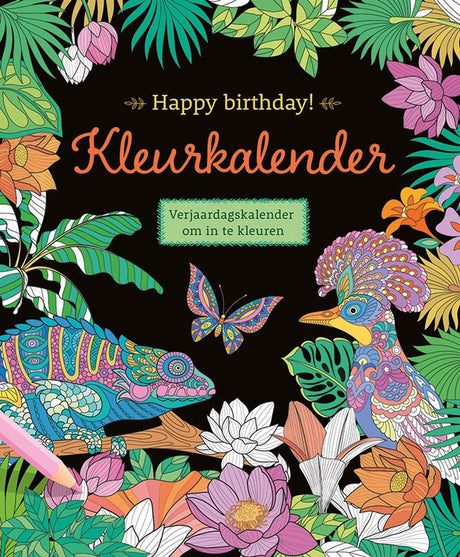 Joyeux anniversaire à Delta ! calendrier couleur (tropical)