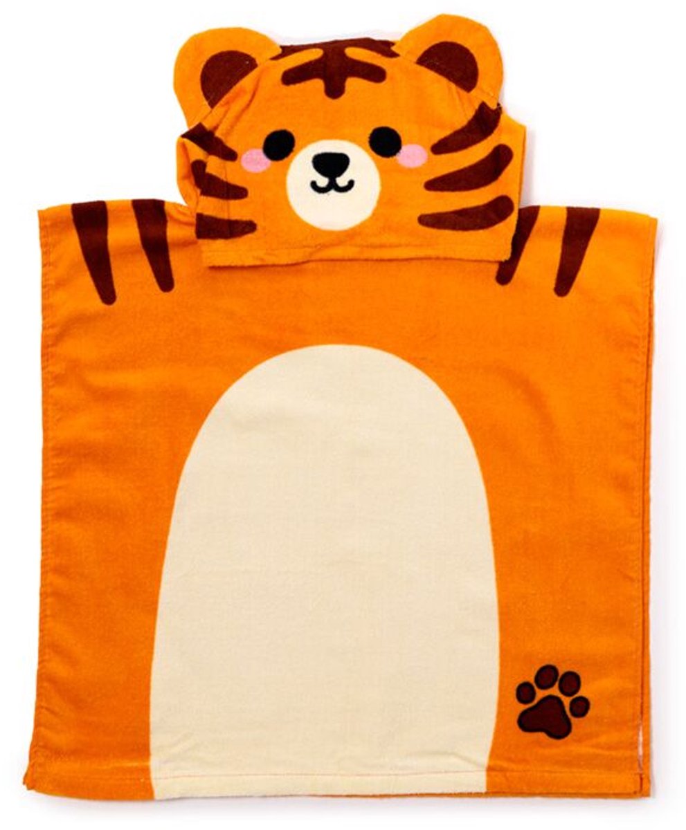 Sweat à capuche serviette enfant Alfie le tigre adoramals