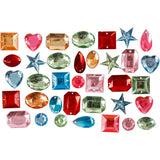 Strass Creativ Company, taille 10-17 mm, env. 50 pièces, différentes couleurs, 15 g 1 boîte