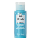 Folkart • peinture acrylique métallisée turquoise chatoyant 59ml
