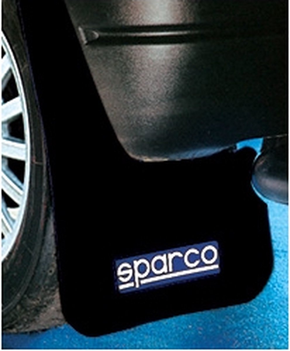 Bavettes universelles Sparco 'grandes' - noires, jeu de 2 pièces