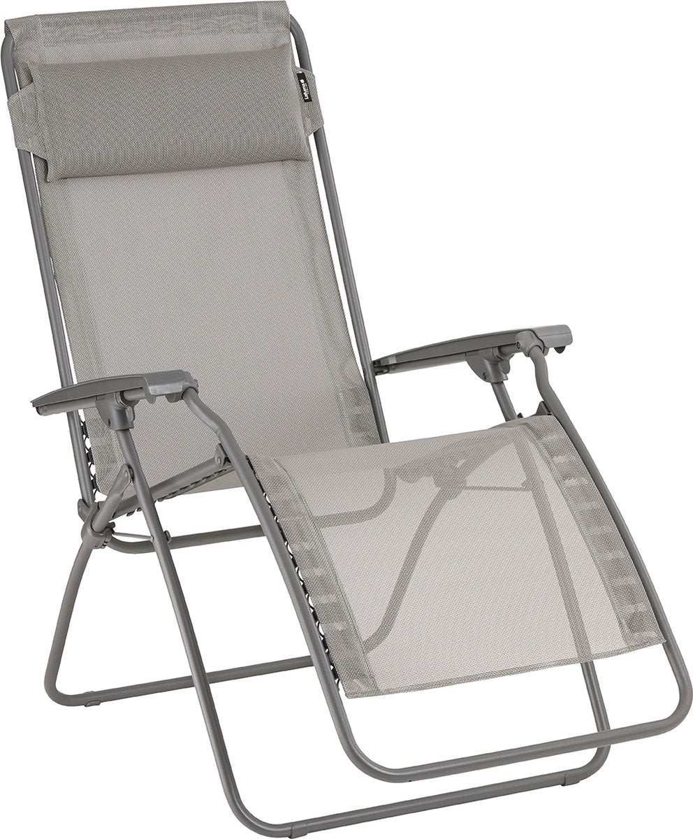 Lafuma r clip - fauteuil relax - réglable - pliable - zéro gravité - color block - terre