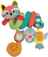 Clementoni Baby Tissu Pram Spiral Raccoon