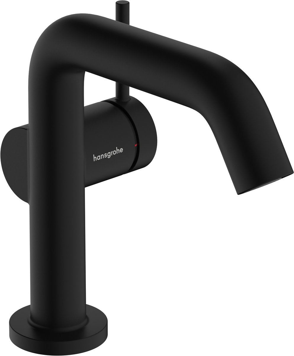 Hansgrohe tecturis s - robinet de lavabo - commande à levier unique - démarrage à froid à économie d'énergie - avec vidage automatique - taille 110 mm - noir mat