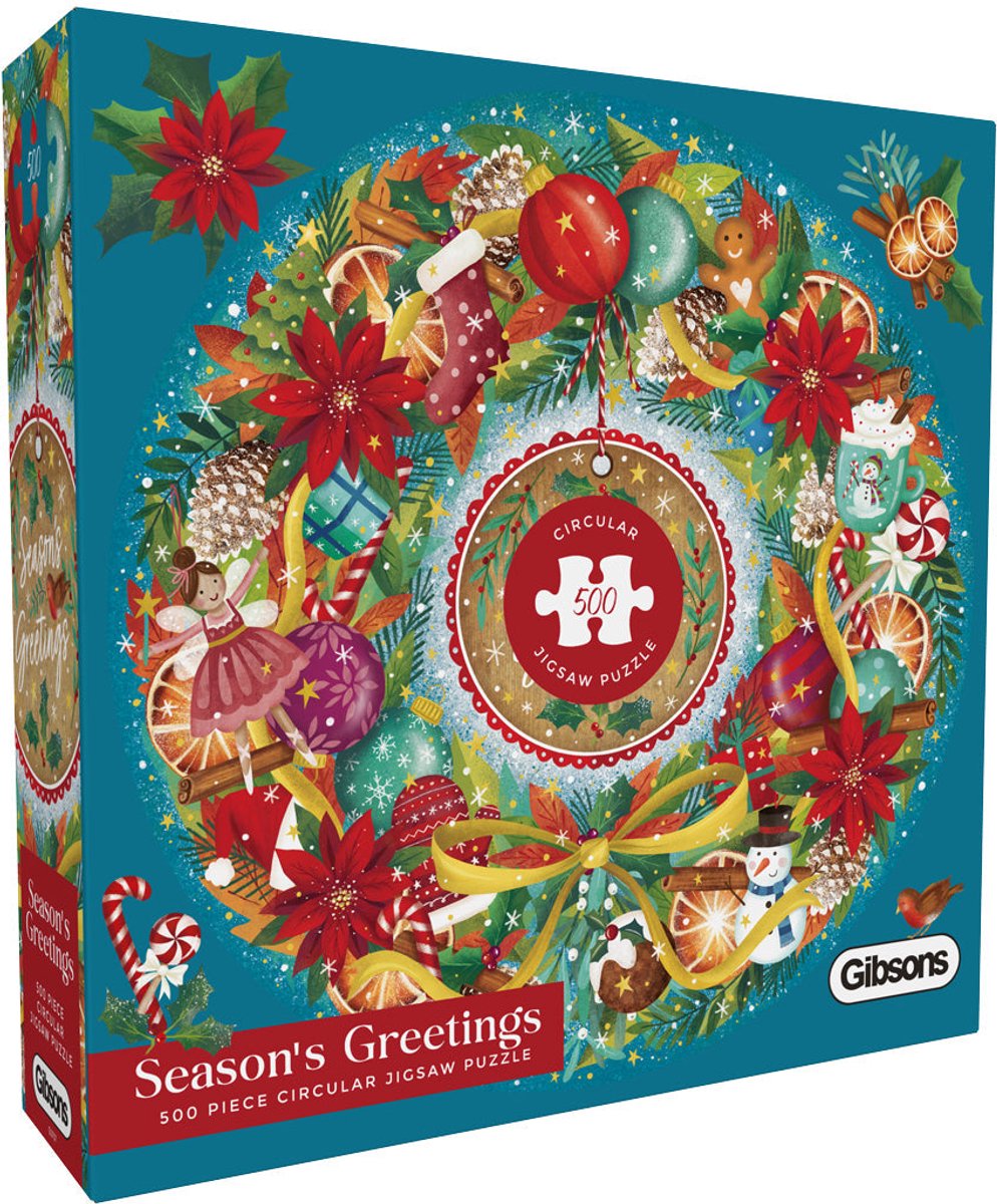 Gibsons - Farmer Christmas (par Marcello Corti) - 500xl pièces 49×49cm (l×h) - puzzle pour adultes