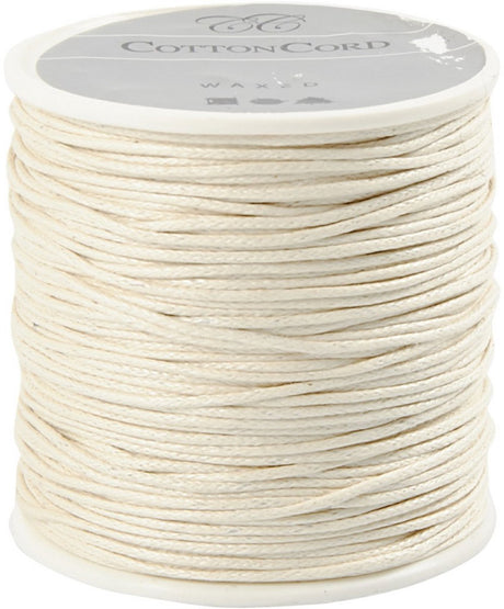 Crétiv Company CORTON CORDE ÉPÉPAPE WHITE 1 mm, 40m
