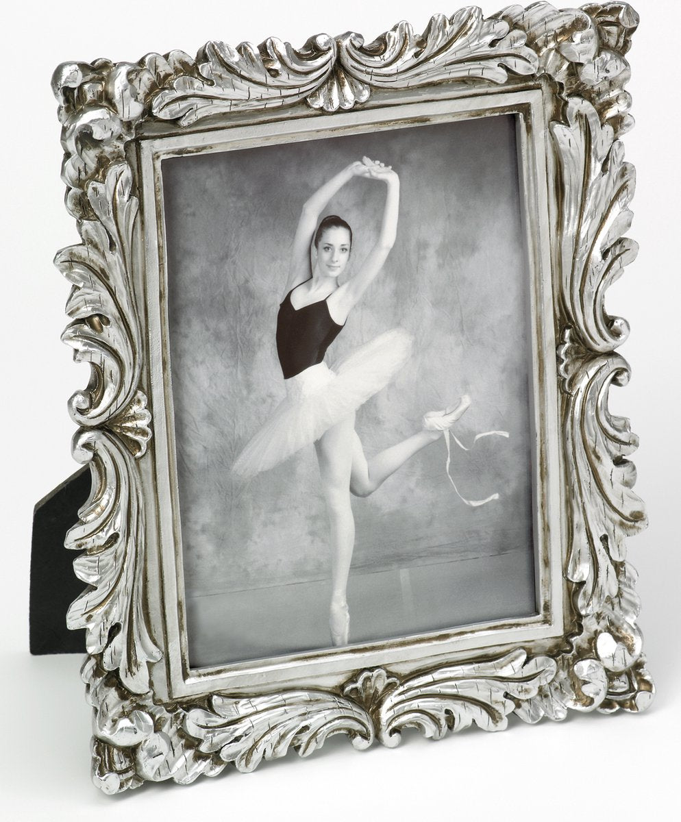 Walther saint germain - cadre portrait - format photo 13x18cm - argent