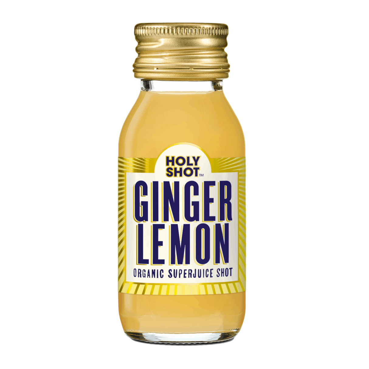 Ampli de gingembre Holyshot; citron bio (12x 60ml)