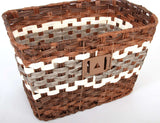 Panier de vélo en osier volumique
