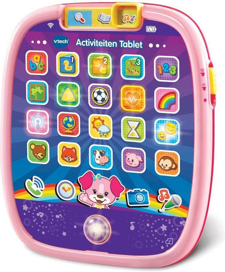 Vtech tablette d'activité bébé - jouets éducatifs - ordinateur jouet enfant - formes, chiffres plus - de 9 à 36 mois