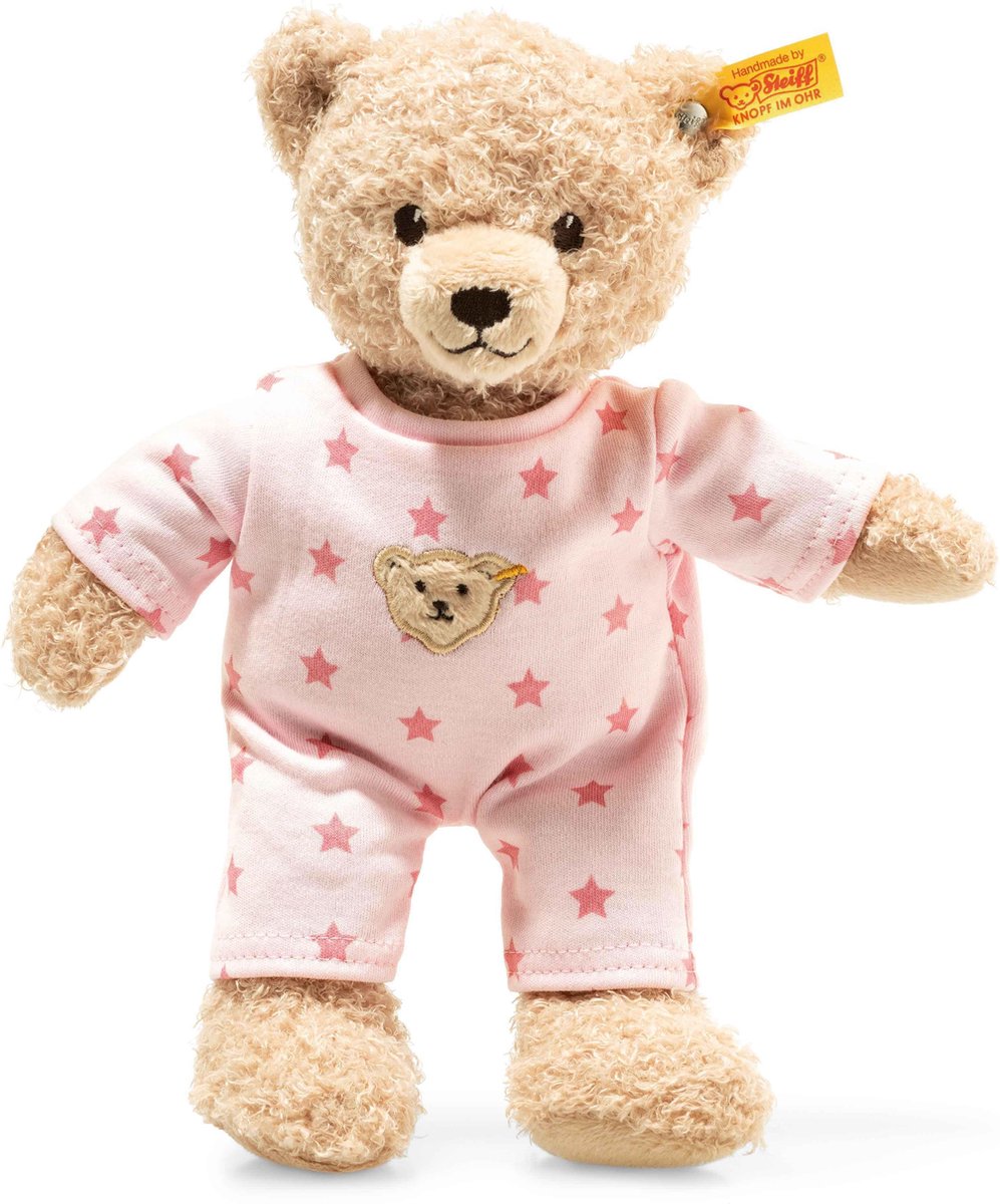 Steiff teddy me knuffelbeer met roze pyjama - 25 cm