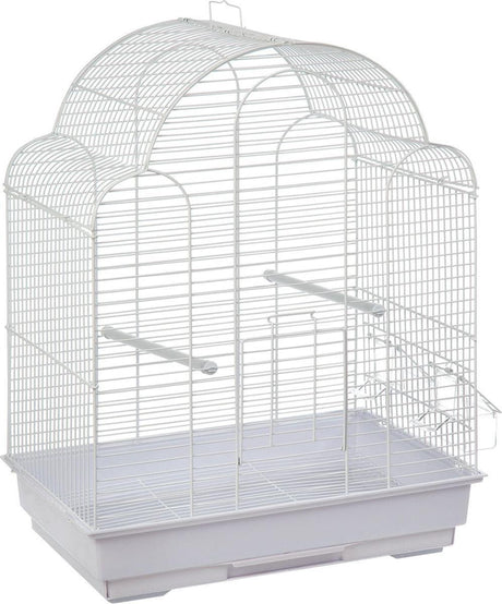 Cage à perruches Flamingo Bali - 42 x 30 x 58 cm blanc