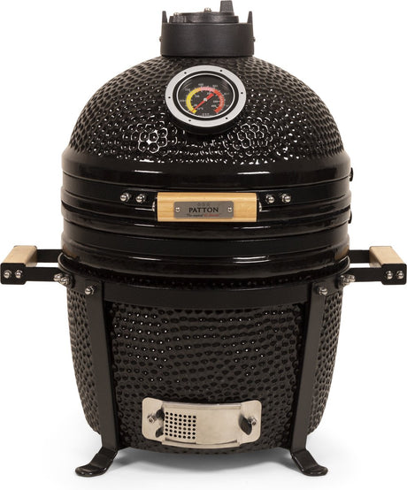 Patton premium kamado 15 table chef - medium - ø33,5 cm - zwart