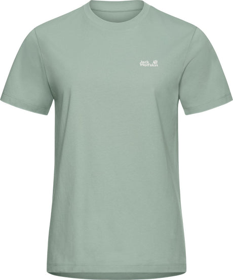 Jack wolfskin essential t w chemise d'extérieur pour femme-vert zinnia