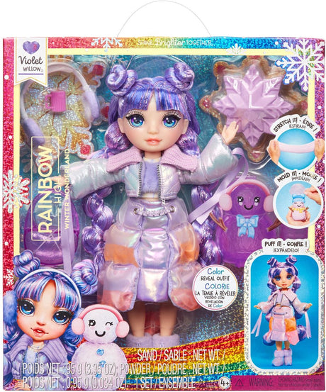 Poupée du pays des merveilles d'hiver Rainbow High - violette (violet)