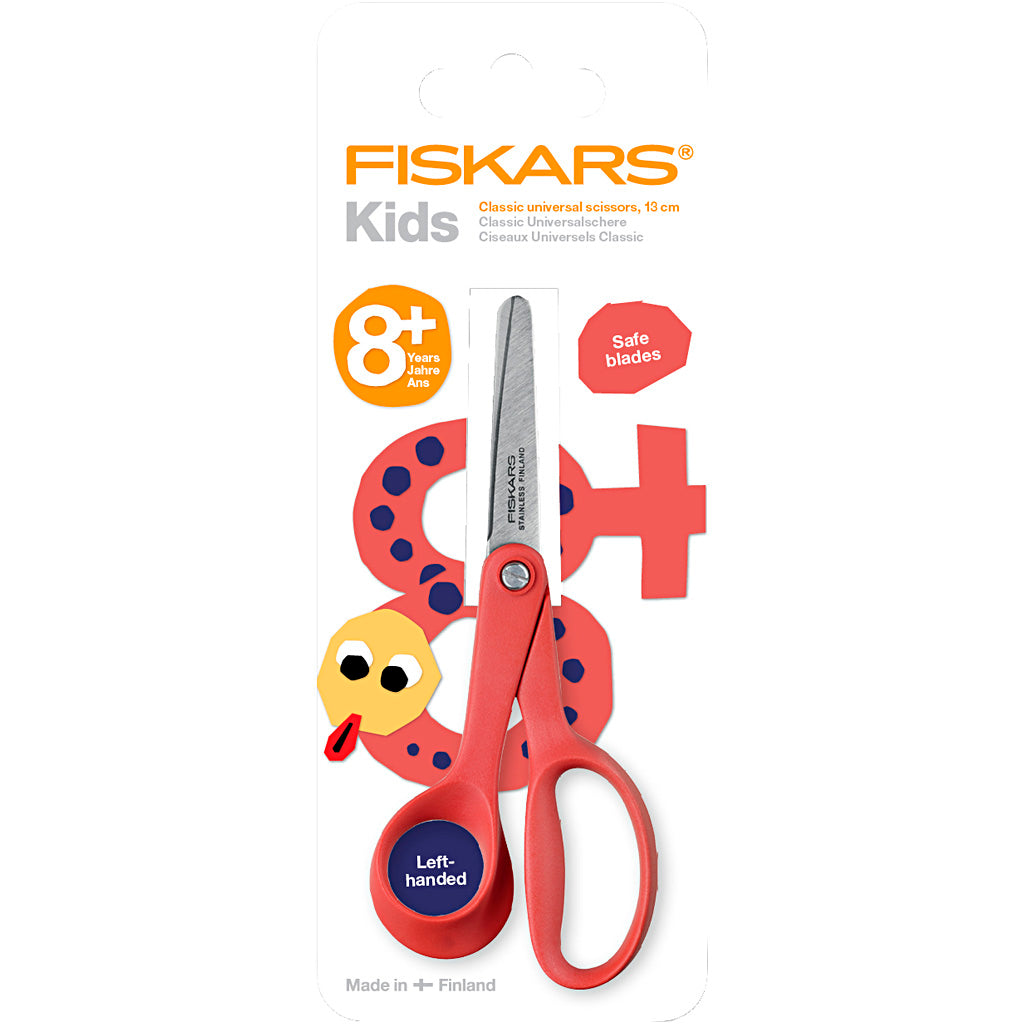 Creativ company fiskars ciseaux classiques pour enfants, l: 14 cm, gaucher, 1 pièce