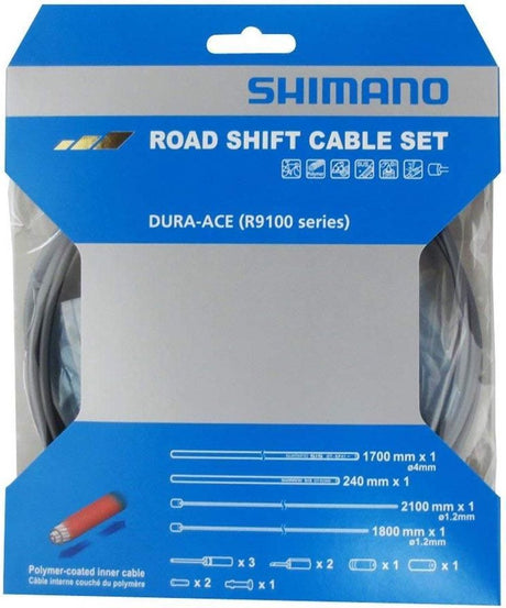 Shimano jeu de câbles de dérailleur ot-sp41 2100 mm gris 4 pièces
