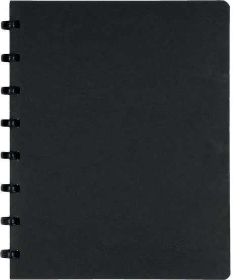 Livre de réunion Atoma, ft a5, noir, ligné