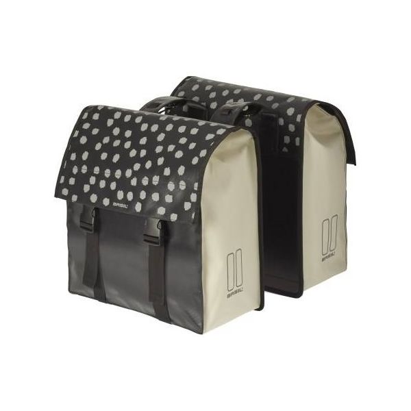 Basil Urban Load Double Bicycle Sac - vert noir, Retoting, 53L
