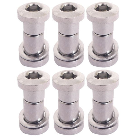 Bofix Seat Pegbout Allen 16 mm - Chrome (6 pièces)