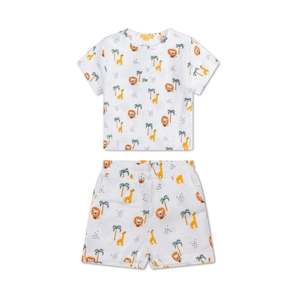 Jungle | ensemble de plage garçon multicolore - mousseline