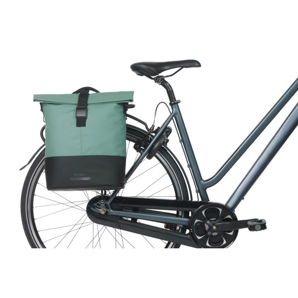 Basil double sac anse mik 2.0. sacs jumeaux cove 28-32l mik vert noir