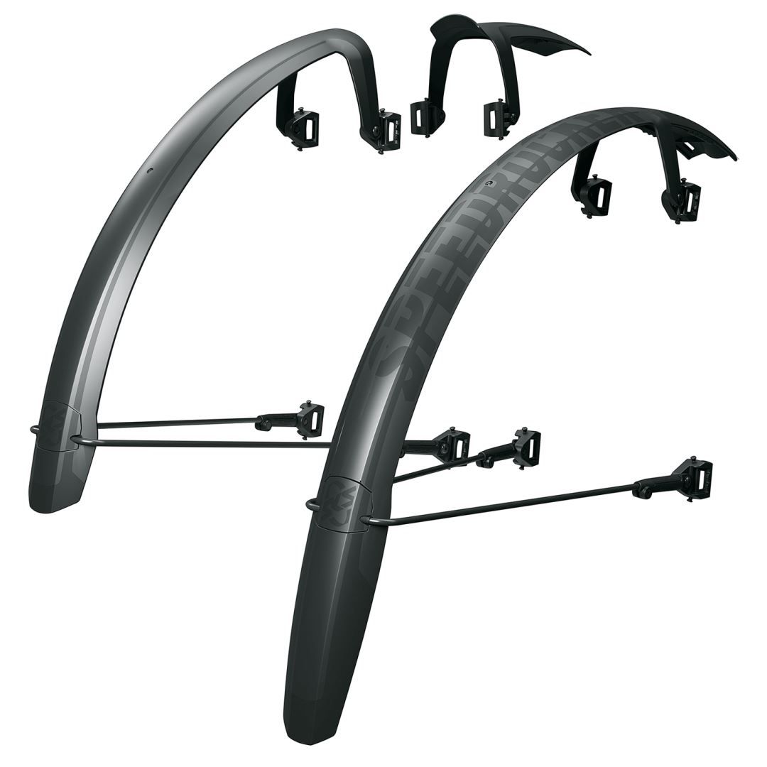 SKS 12034 Speed ​​Rocker XL 28 tommer Mudguard Set 52mm sort