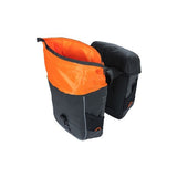 Basil Miles Tarpaulin - Sac à vélo double, étanche, 34L, orange noir